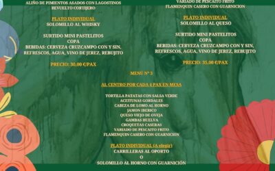 Ya se pueden reservar los menús para nuestra caseta en la Fería del Caballo