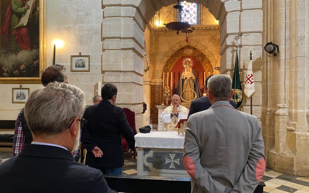 Este lunes 20 de mayo hemos celebrado la mensual Misa de la Orden del Santo Sepulcro en San Juan