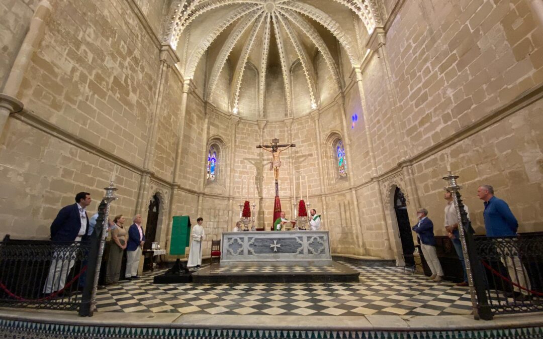 Este lunes 17 de junio hemos celebrado la mensual Misa de la Orden del Santo Sepulcro en San Juan