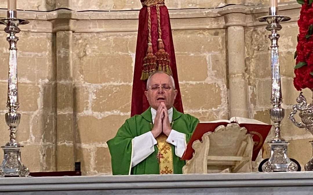 Hoy lunes día 15 de julio Misa mensual de la Orden del Santo Sepulcro en San Juan