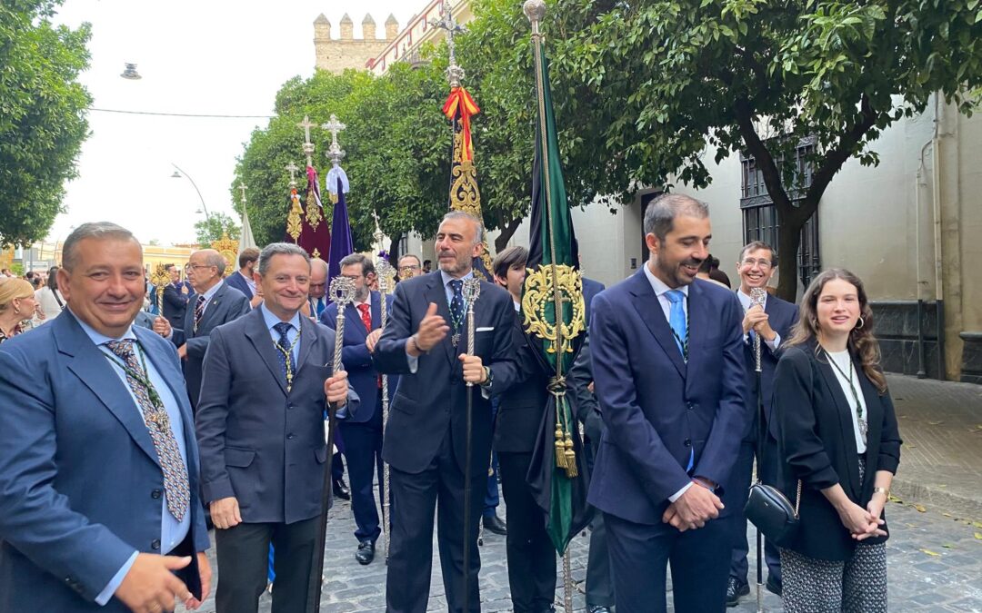 Nuestra Hermandad acompaña a la de la Lanzada en su Procesión Extraordinaria