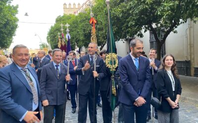 Nuestra Hermandad acompaña a la de la Lanzada en su Procesión Extraordinaria