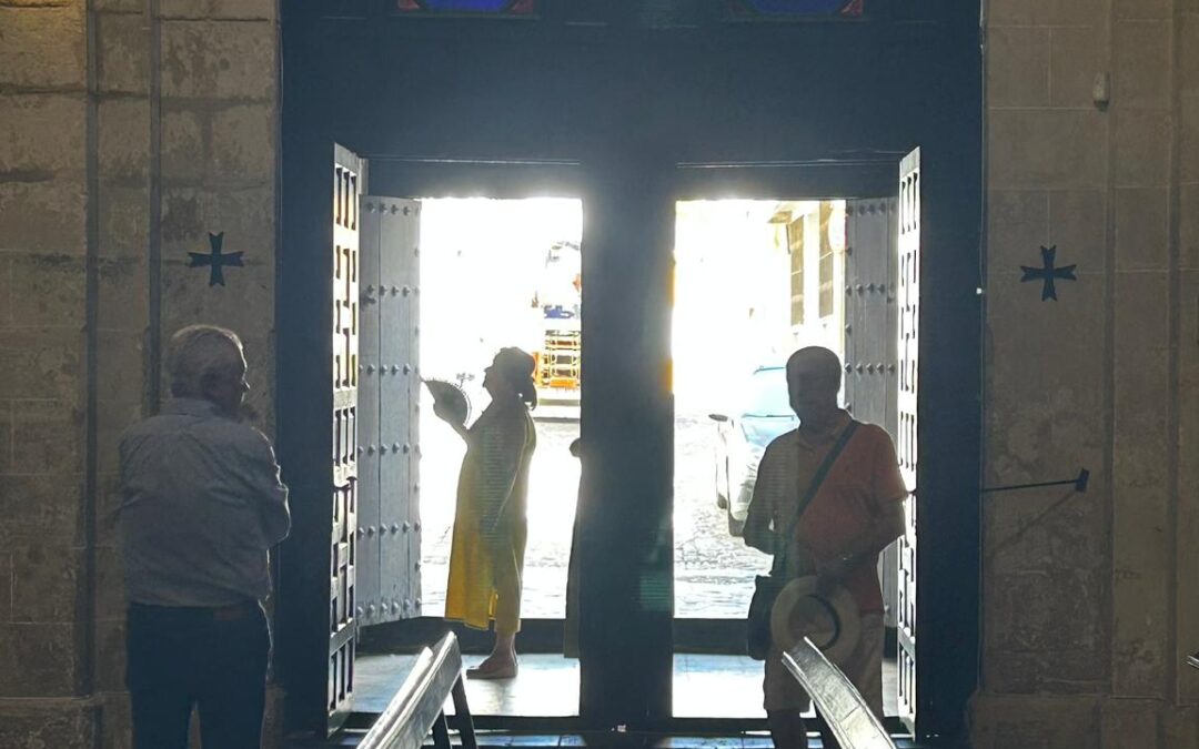 Este lunes 29 de julio hemos tenido visita a San Juan de los Caballeros