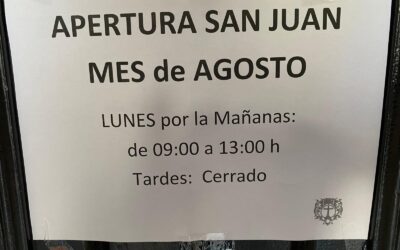 Hoy lunes día 12 visita a San Juan de los Caballeros solo por la mañana