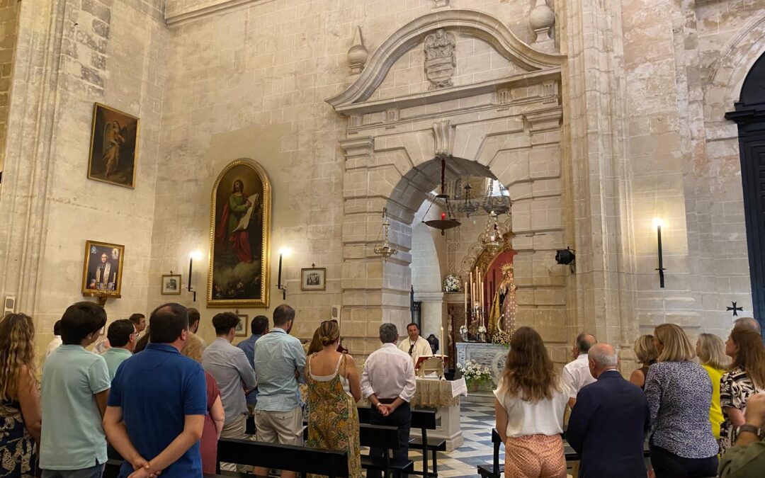 Este viernes día 15 a las 12.30 horas Misa de Hermandad en San Juan