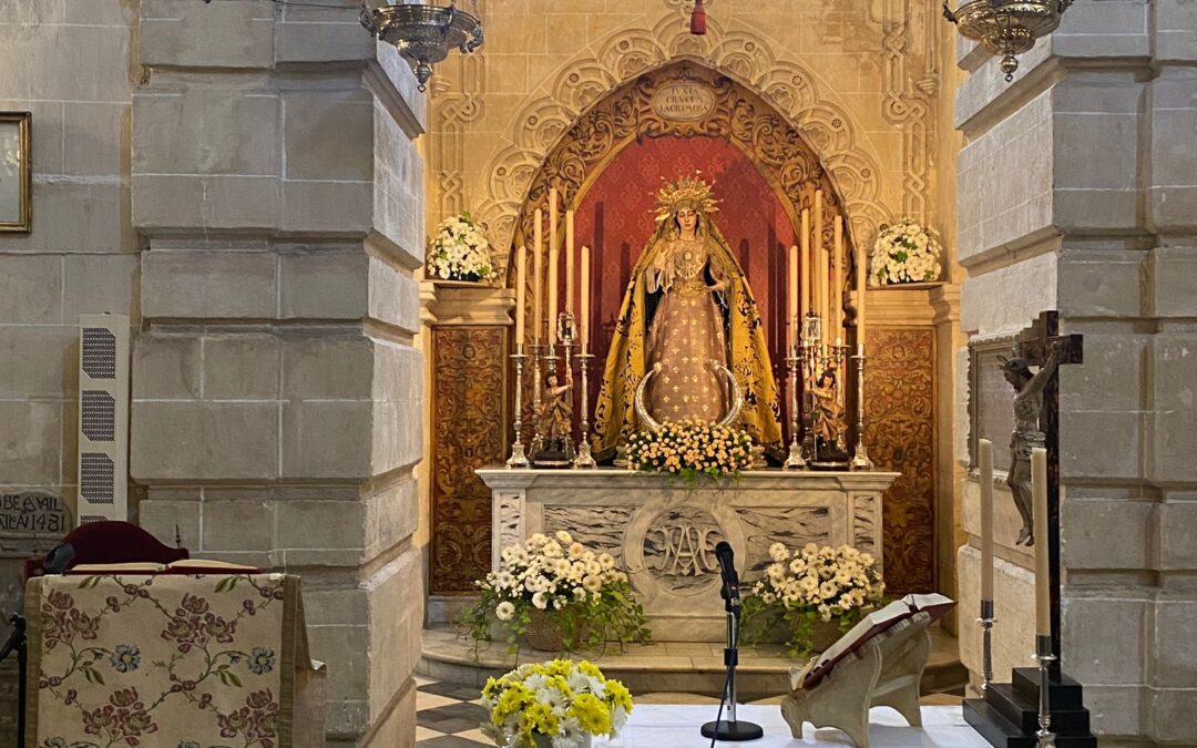 Hoy jueves día 15 de agosto a las 12.00 Misa de Hermandad en San Juan