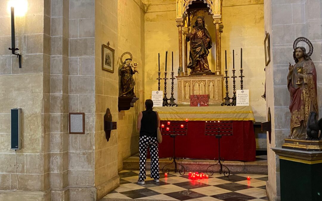 Este lunes 19 de agosto hemos tenido visita a San Juan de los Caballeros