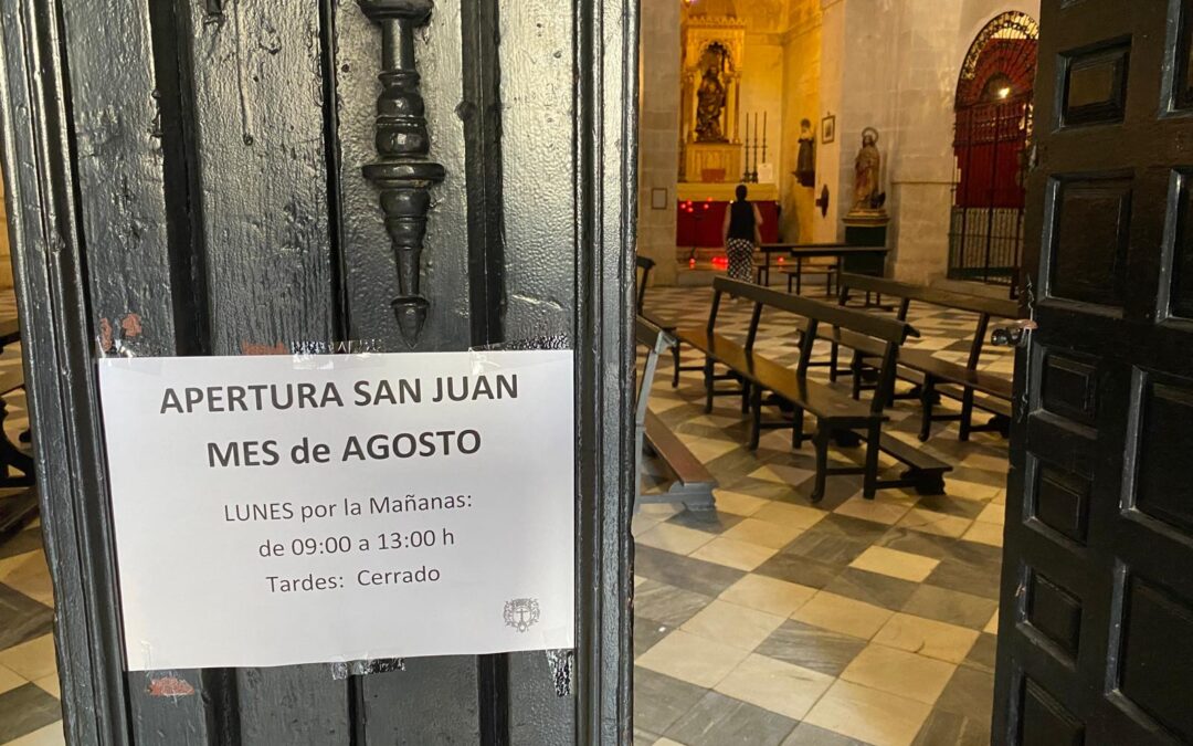 Hoy lunes día 26 visita a San Juan de los Caballeros solo por la mañana