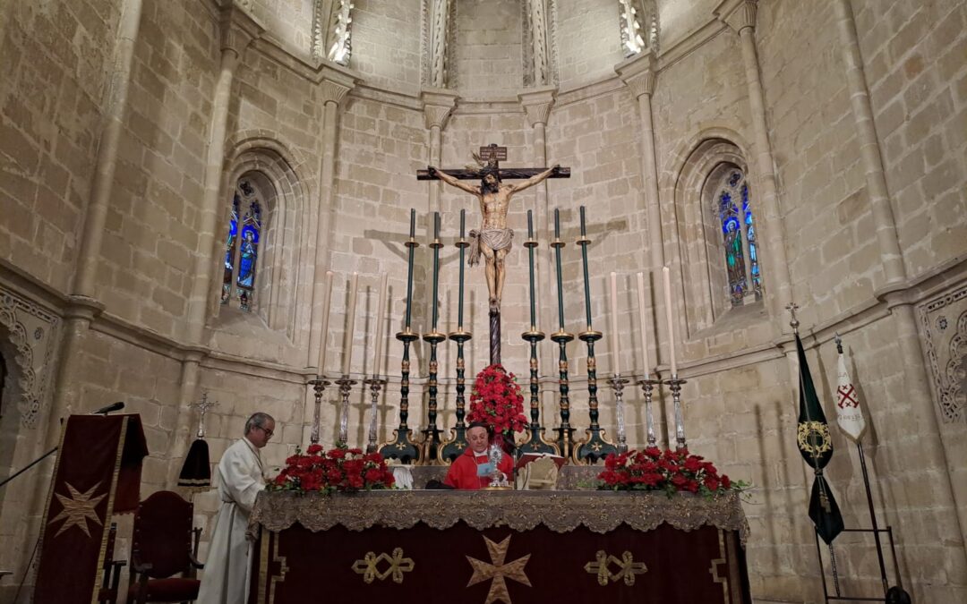 Este lunes 16 de septiembre hemos celebrado la mensual Misa del Santo Sepulcro en San Juan