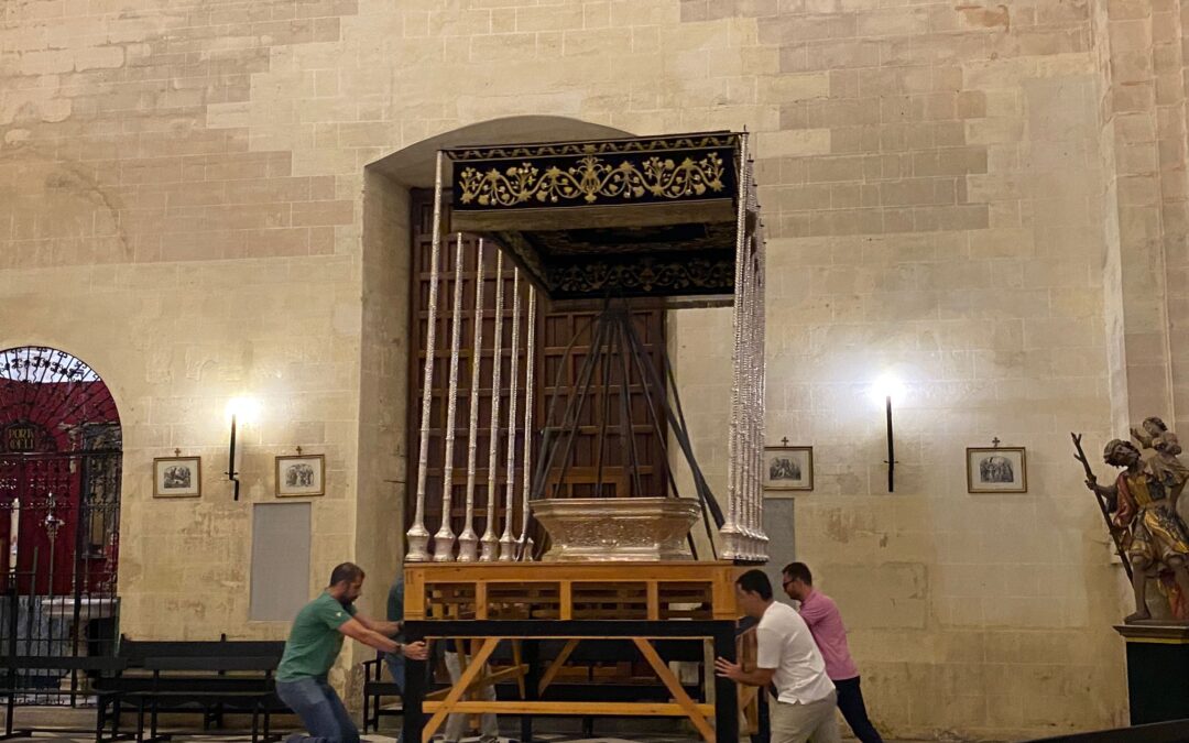 Sigue el montaje del Palio cara a la Magna