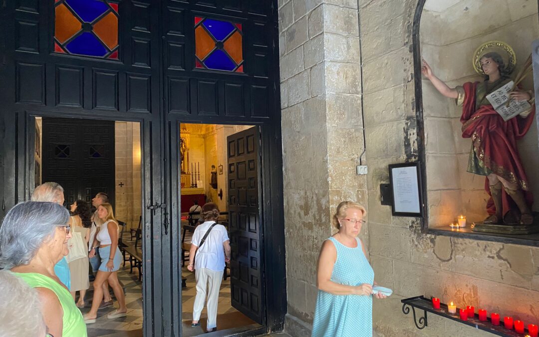 Hoy lunes día 9 de septiembre visita a San Juan de los Caballeros