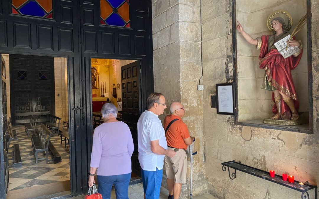 Hoy lunes día 23 de septiembre visita a San Juan de los Caballeros