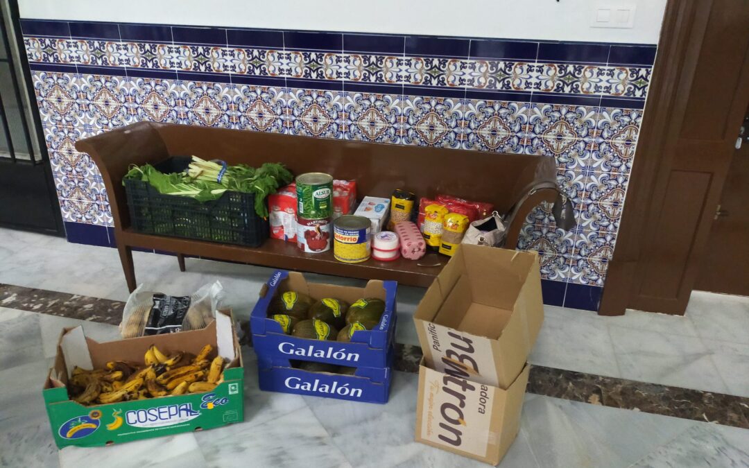 Nueva entrega de alimentos al Convento de las Reparadoras