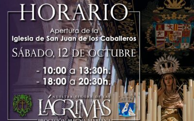 Hoy sábado día 12 de octubre, estará abierto San Juan de los Caballeros