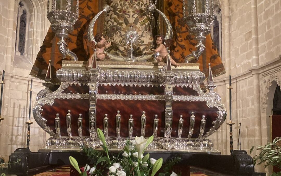 Nuestra Señora de las Lágrimas ya está preparada para su traslado al Pilar el próximo martes