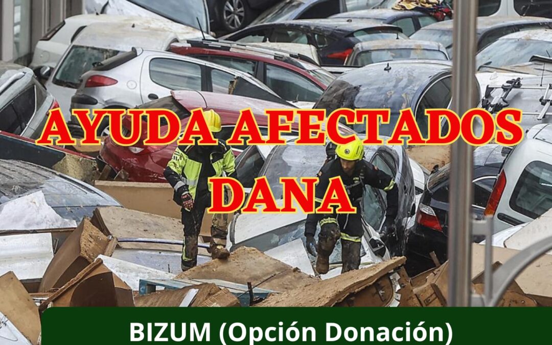 Colabora en la Ayuda a los afectados por la DANA