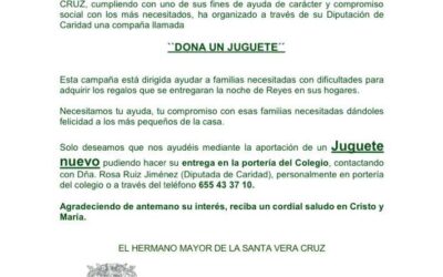 Campaña «Dona un juguete» en el Colegio del Pilar