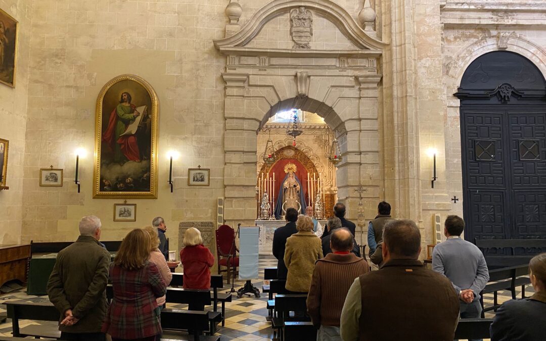 Hoy lunes 8 festividad de la Inmaculada, Misa de Hermandad a las 12.30 horas en San Juan