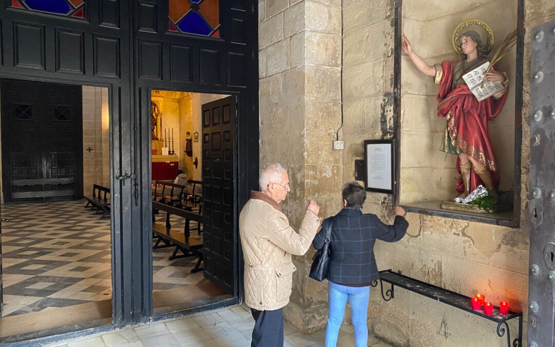 Hoy lunes 9 de diciembre visita a San Juan de los Caballeros solo por la mañana