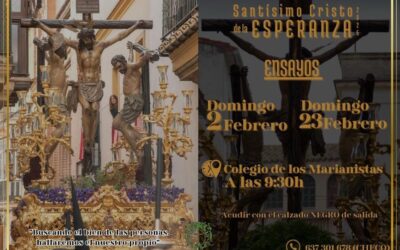Este domingo día 2 a las 09.30 primer ensayo de la cuadrilla del misterio