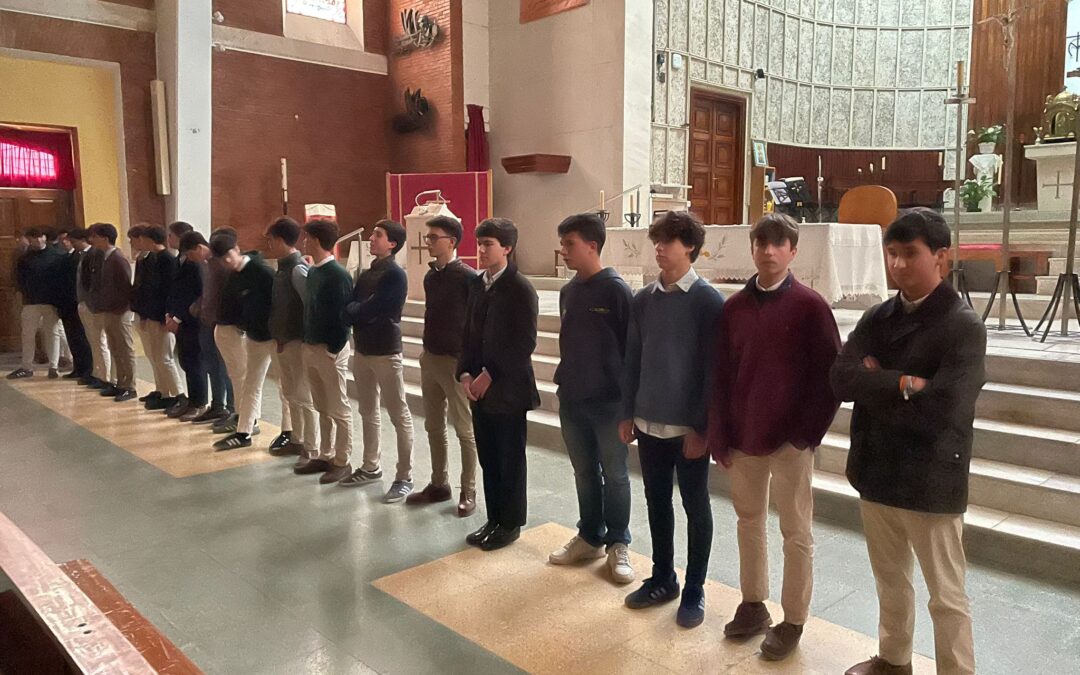 Este martes 21 ha tenido lugar la Igualá del paso del Beato Chaminade