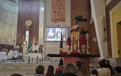Nuestra Hermandad asiste a la Misa en honor del Beato Chaminade en el Pilar