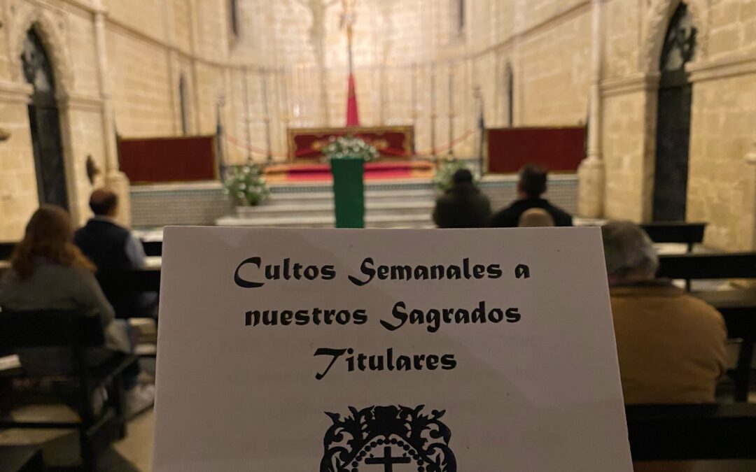 Hoy jueves día 27 de febrero Cultos semanales en San Juan de los Caballeros