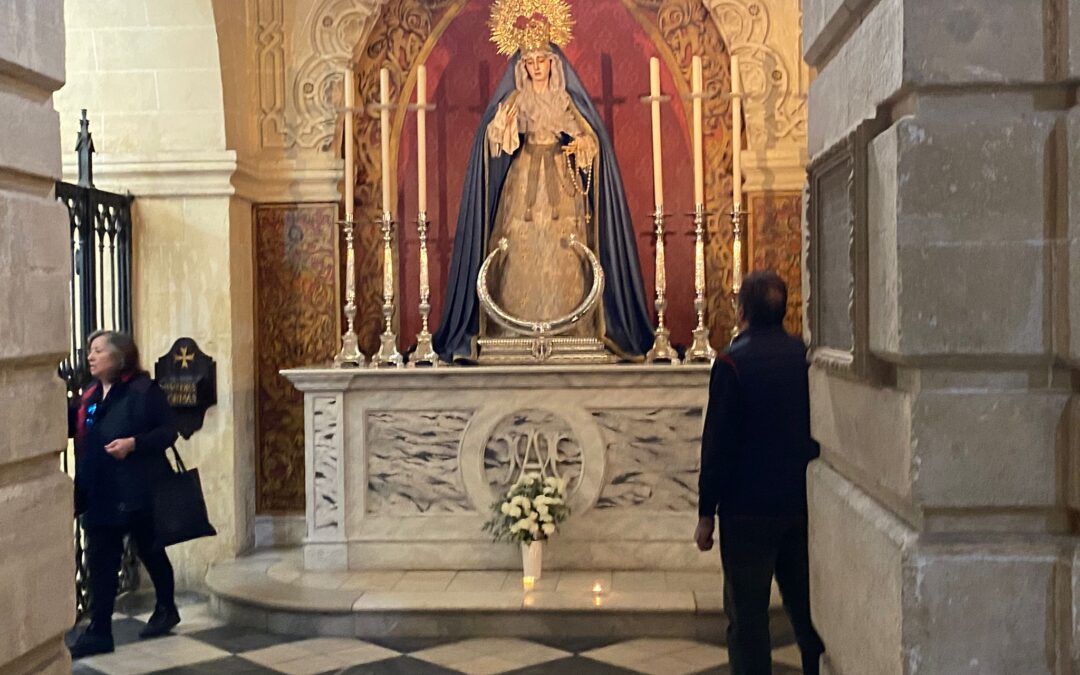 Este lunes 10 de febrero hemos tenido visita a San Juan de los Caballeros