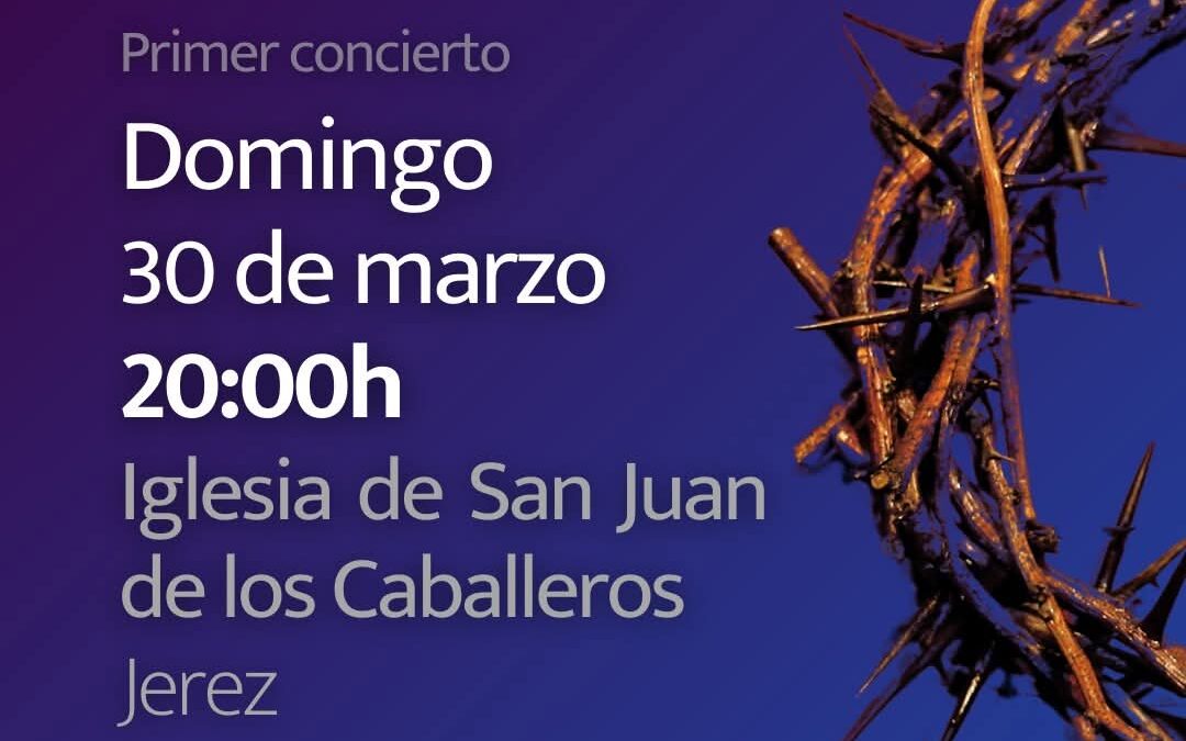Concierto de Cuaresma este domingo día 30 a las 20.00 horas en San Juan