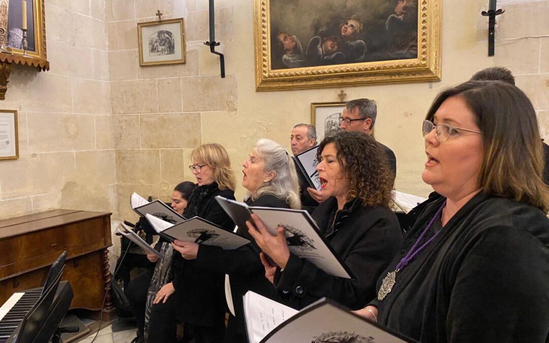 Agradecimiento a la Coral Polifónica Jesús de las Tres Caídas