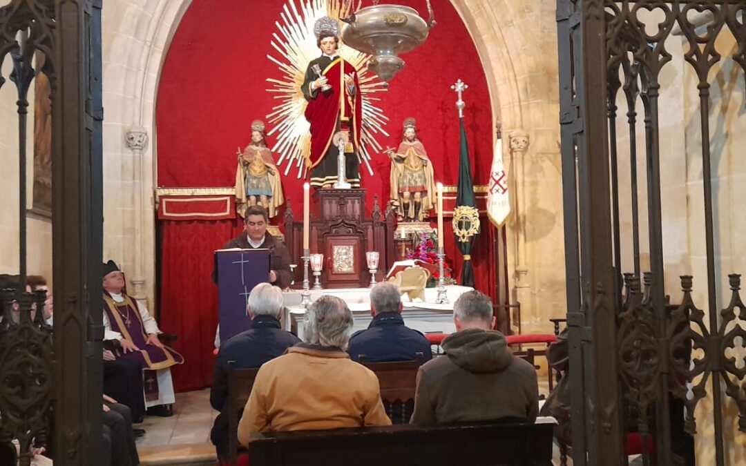 Hoy lunes 26 de mayo Misa mensual del Santo Sepulcro a las 19.30 horas en San Juan