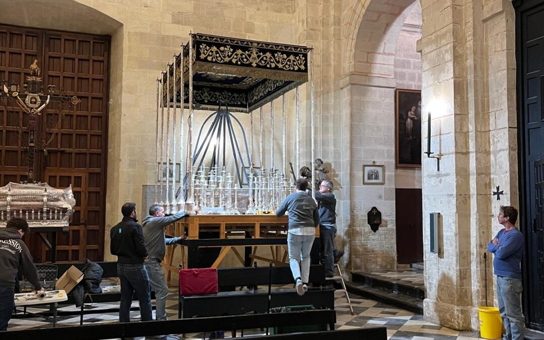 Continua el trabajo de mayordomía cara al Jueves Santo