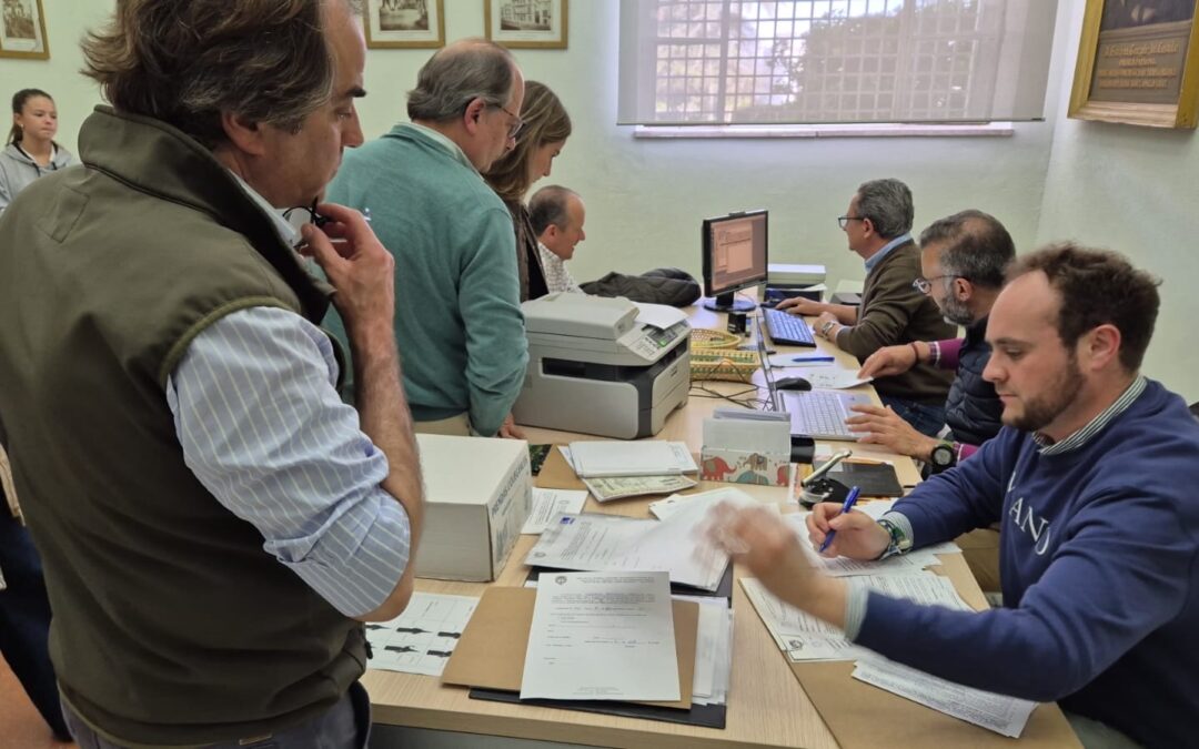 El reparto de Papeletas de Sitio marcha a un gran ritmo