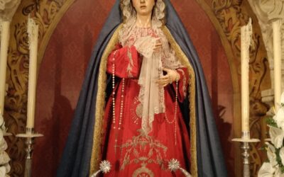 La Virgen de la Lágrimas ya está en su Altar