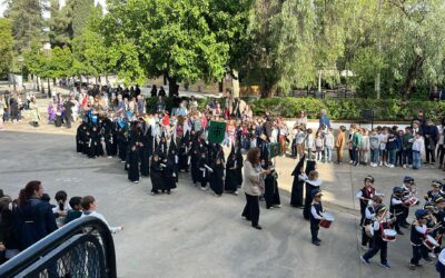Procesión infantil en el Colegio del Pilar