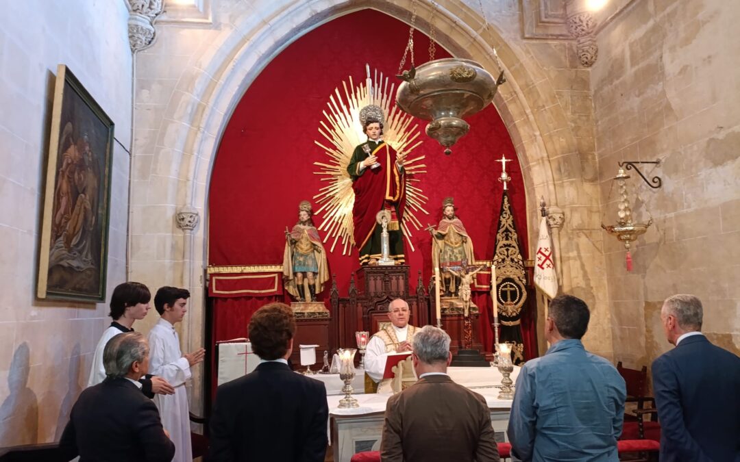 Este lunes 26 de mayo hemos celebrado la mensual Misa del Santo Sepulcro