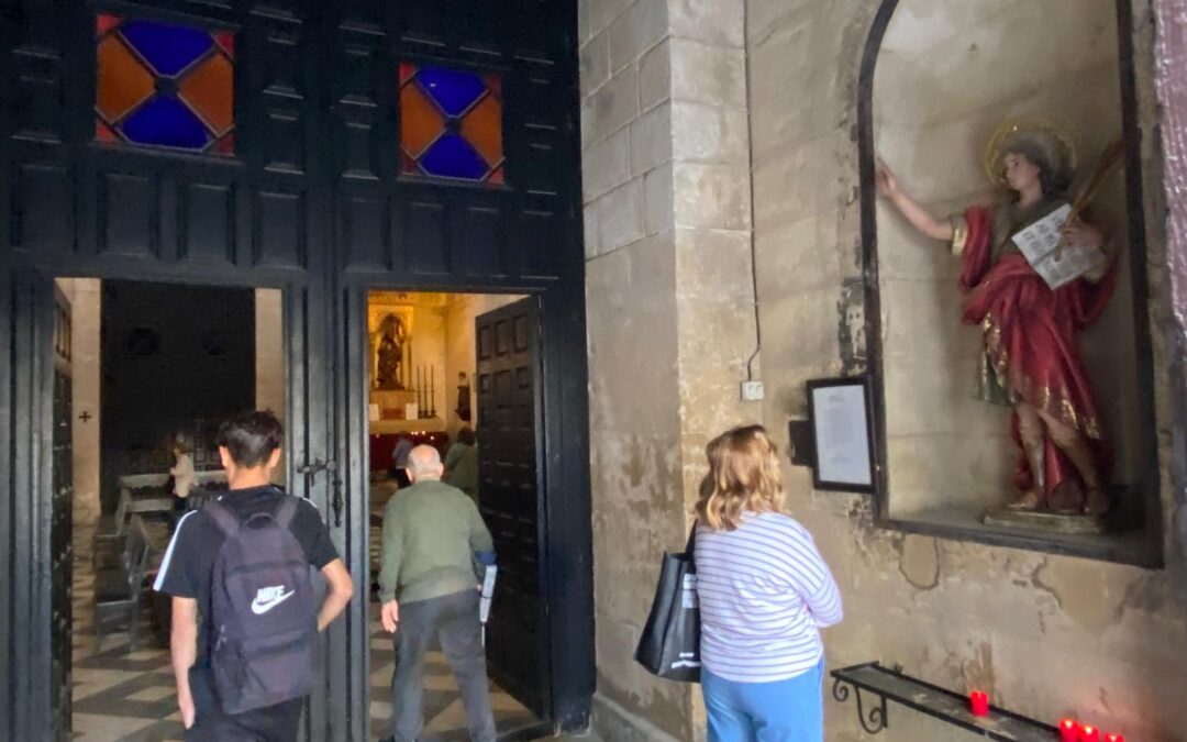 Hoy lunes de feria solo tendremos visita a San Juan de los Caballeros por la mañana