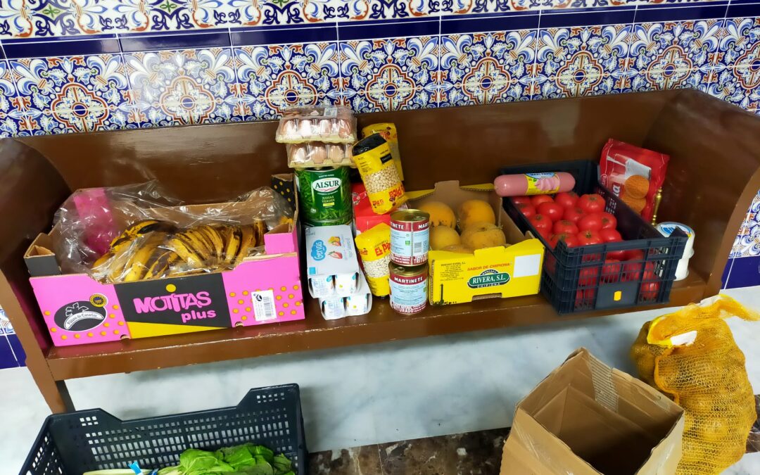 Este miércoles ha tenido lugar una nueva entrega de alimentos de la Bolsa de Caridad