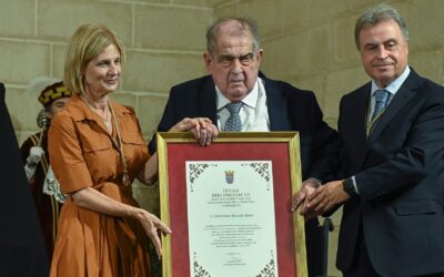 Nuestro Hermano Jeronimo Roldán nombrado Hijo Predileto de Jerez