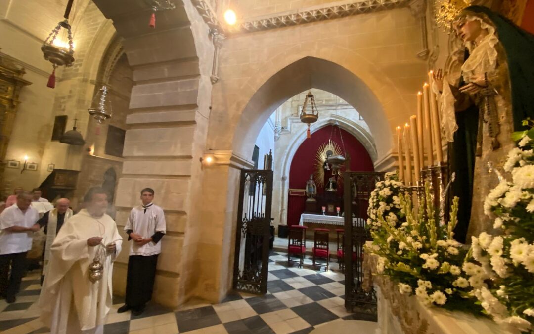 Con el rezo de Regina Coeli hemos cerrado la jornada dedicada a la Virgen de las Lágrimas en San Juan
