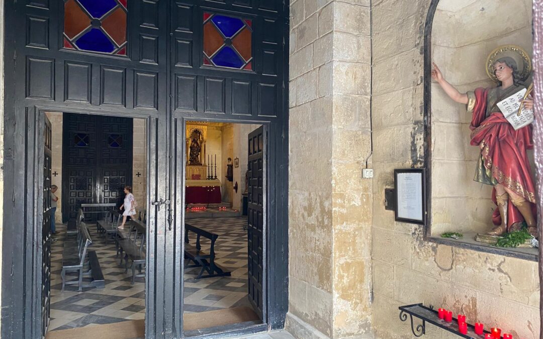 Hoy lunes 25 de agosto visita a San Juan de los Caballeros solo por la mañana