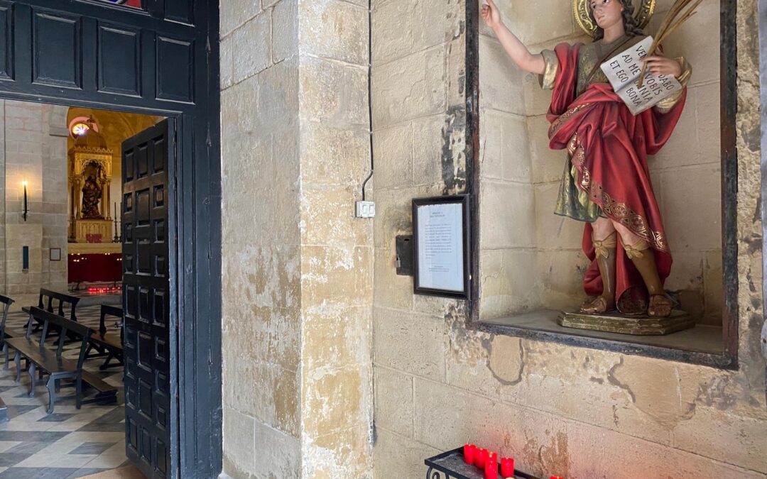 Hoy lunes 22 de septiembre tenemos visita a San Juan de los Caballeros