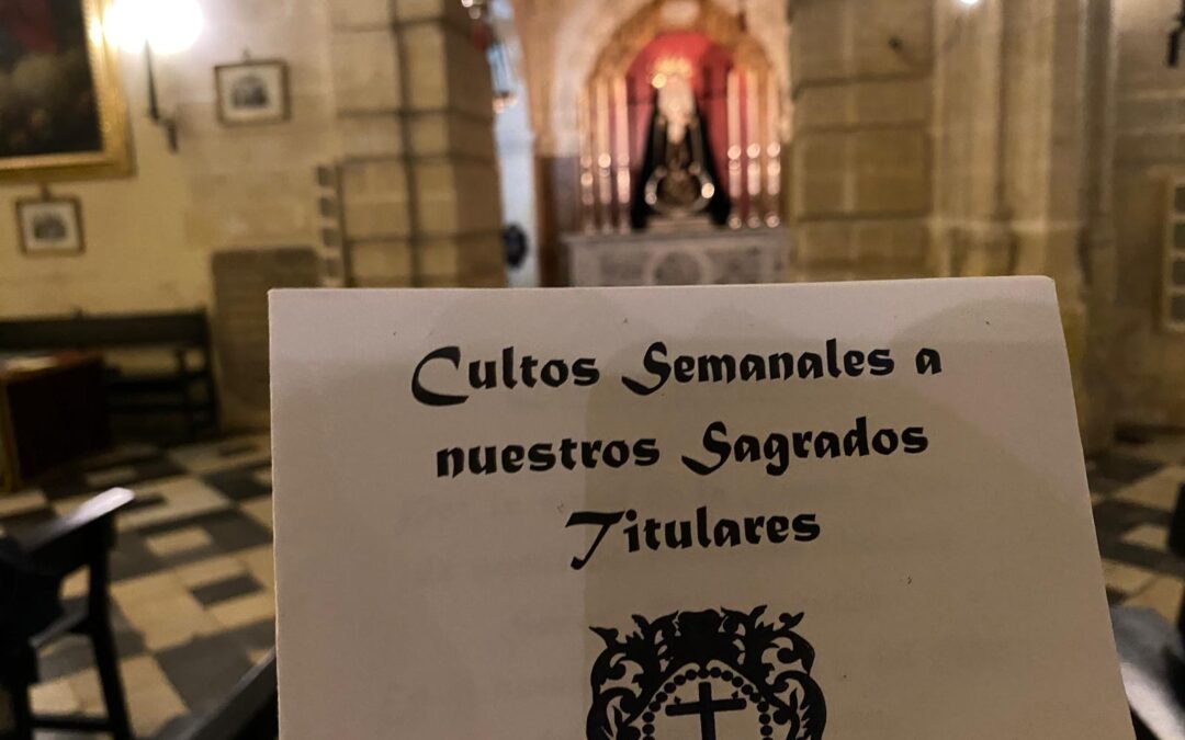 Hoy jueves 6 de noviembre Cultos semanales en San Juan a partir de las 20.00 horas