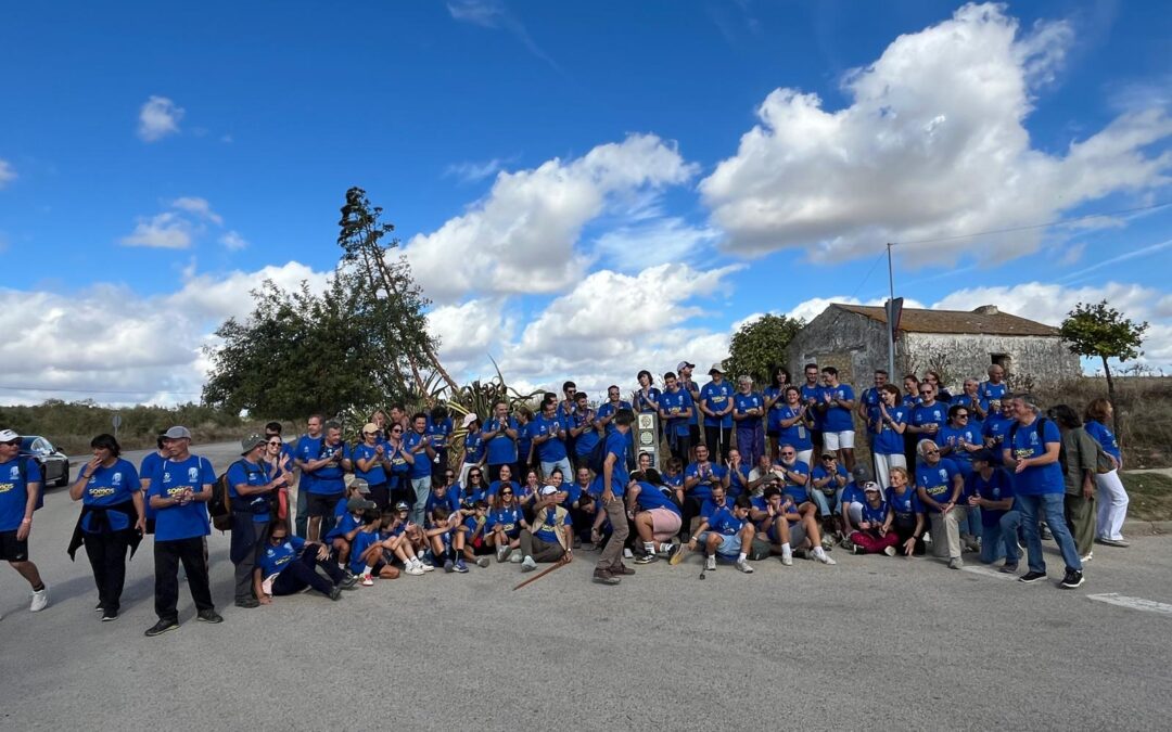 La Hermandad participa en la etapa del Camino Ceretano junto a toda la Familia Marianista