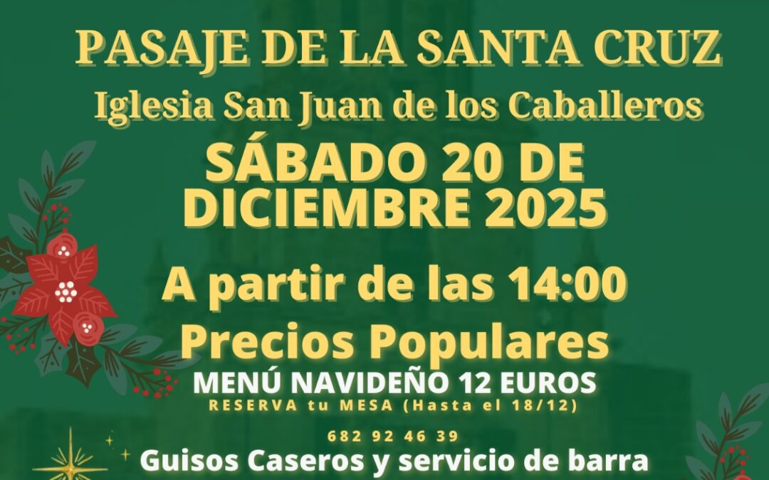 El sábado 20 la Zambomba de la Hermandad en el Pasaje de la Santa Cruz