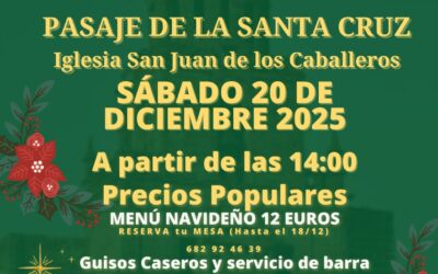 El sábado 20 la Zambomba de la Hermandad en el Pasaje de la Santa Cruz