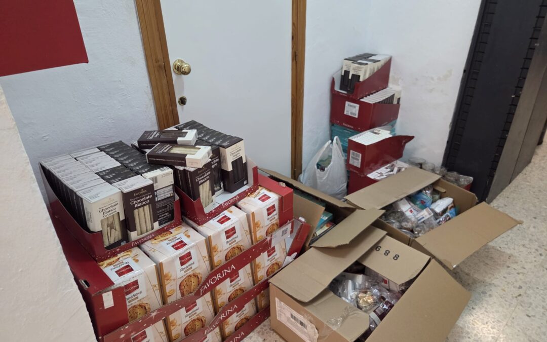 Nuevo reparto de alimentos de la Bolsa de Caridad de nuestra Hermandad