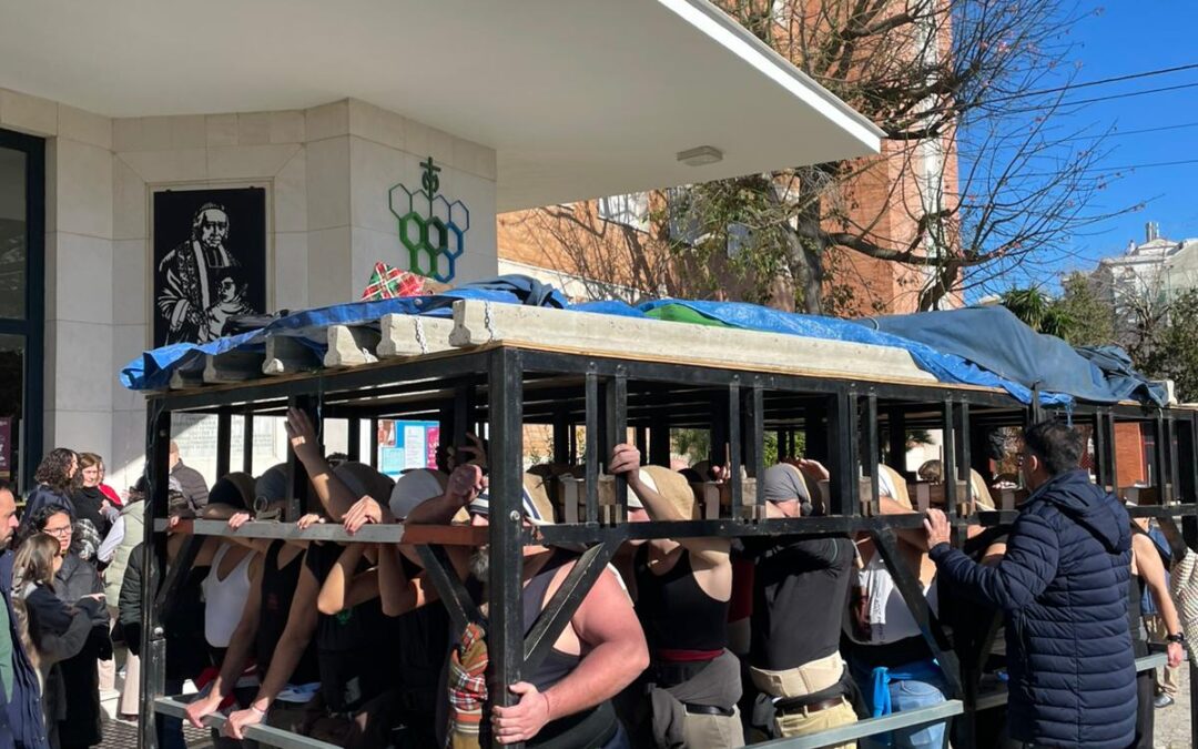 Este domingo día 11 de enero ha tenido lugar el primer ensayo del Paso de Misterio