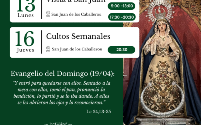 AGENDA SEMANAL | 13-19 de abril.