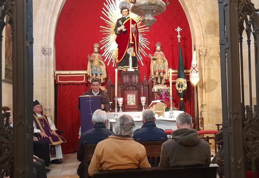 Este lunes 26 a las 19:30, misa conjunta con la Orden del Santo Sepulcro.